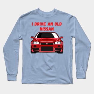 Skyline GTR R34 Long Sleeve T-Shirt